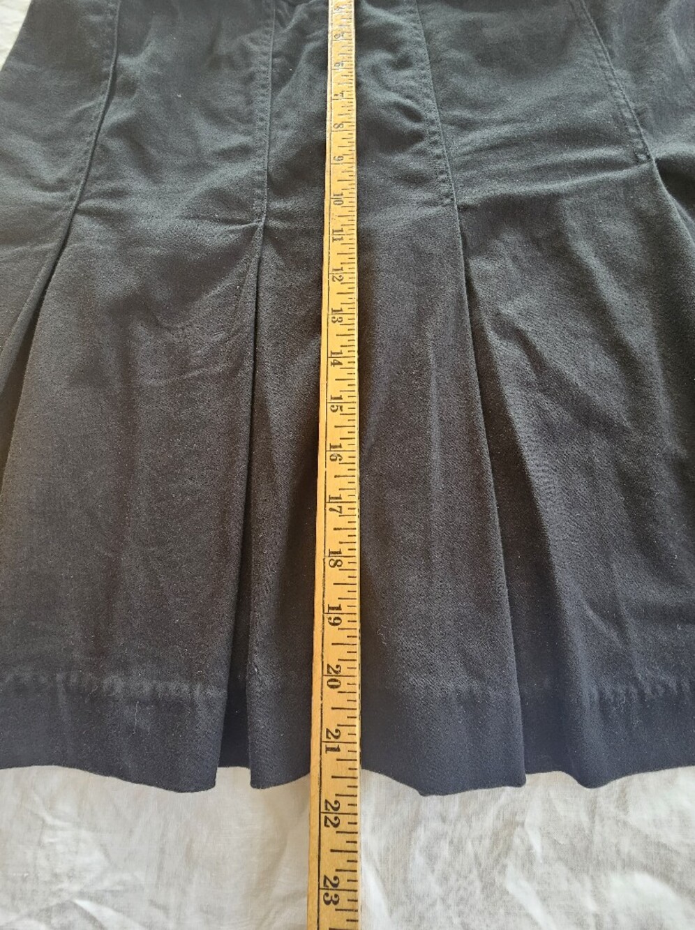 Worthington Black Pleated A-Line Women's Skirt Size 18 - Picture 3 of 7